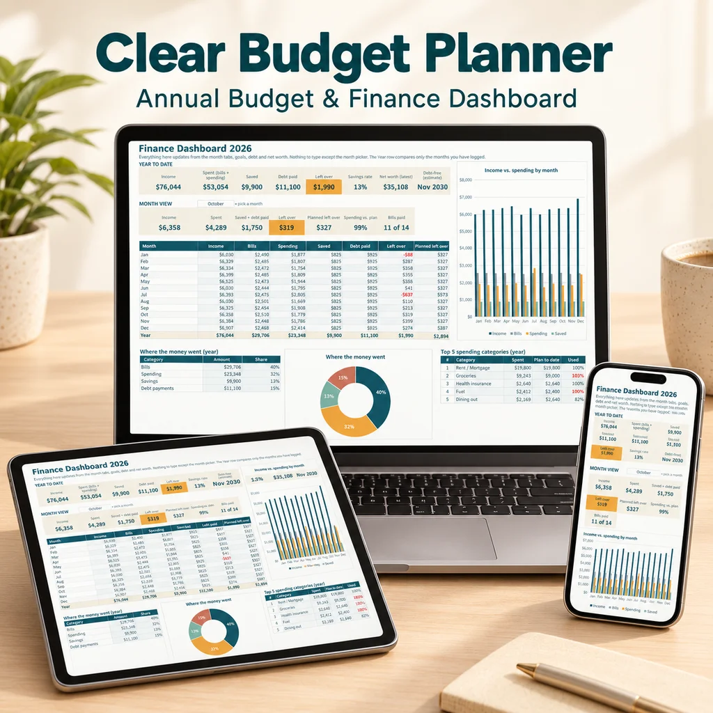 Clear Budget Planner